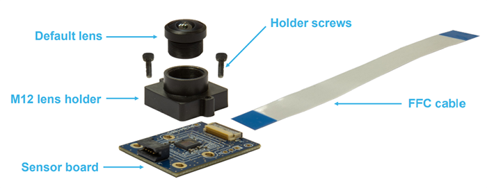 STMicroelectronics STEVAL-56G3MAI VD56G3 S-Board MIPI CSI-2キット